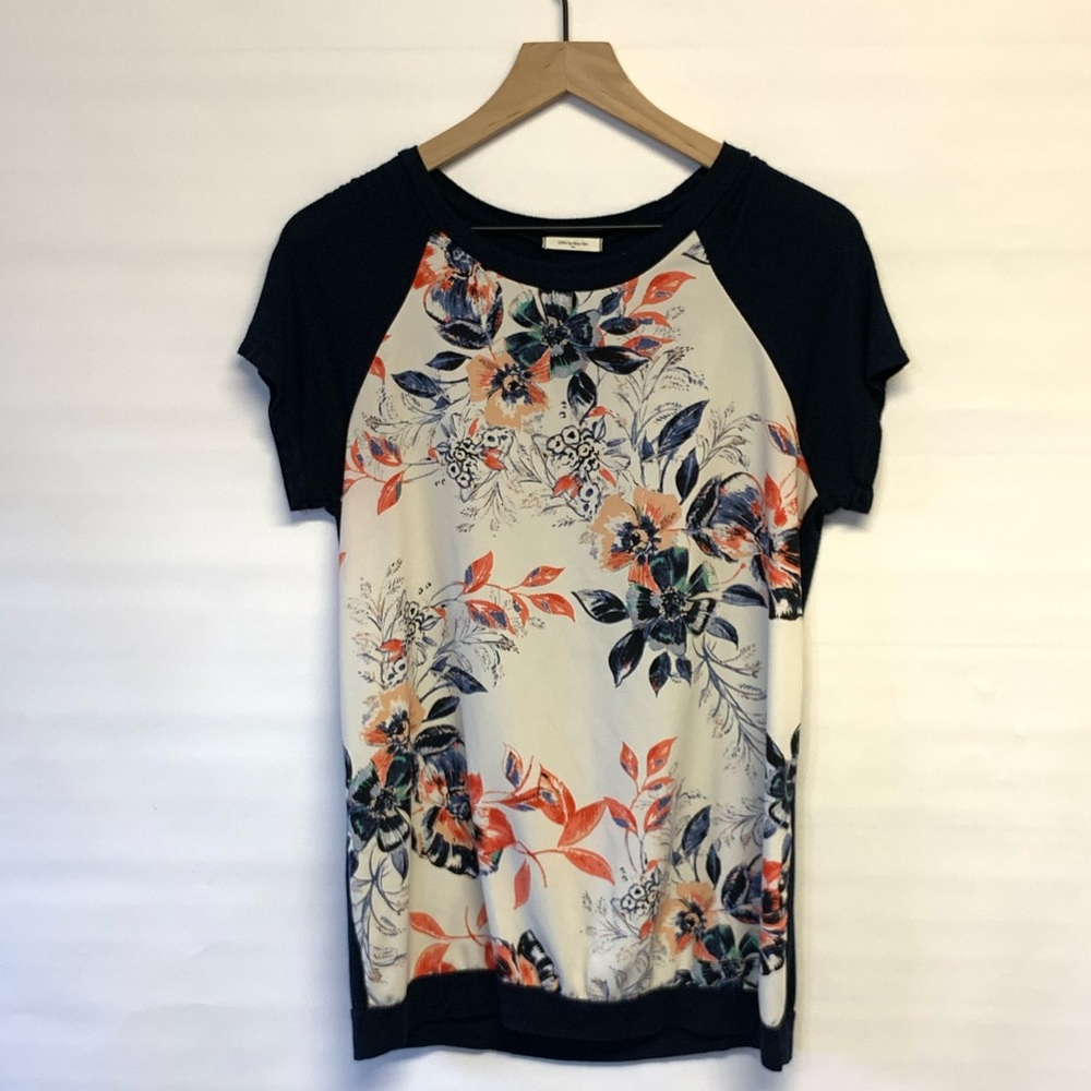 12PM by MonAmi medium blue floral